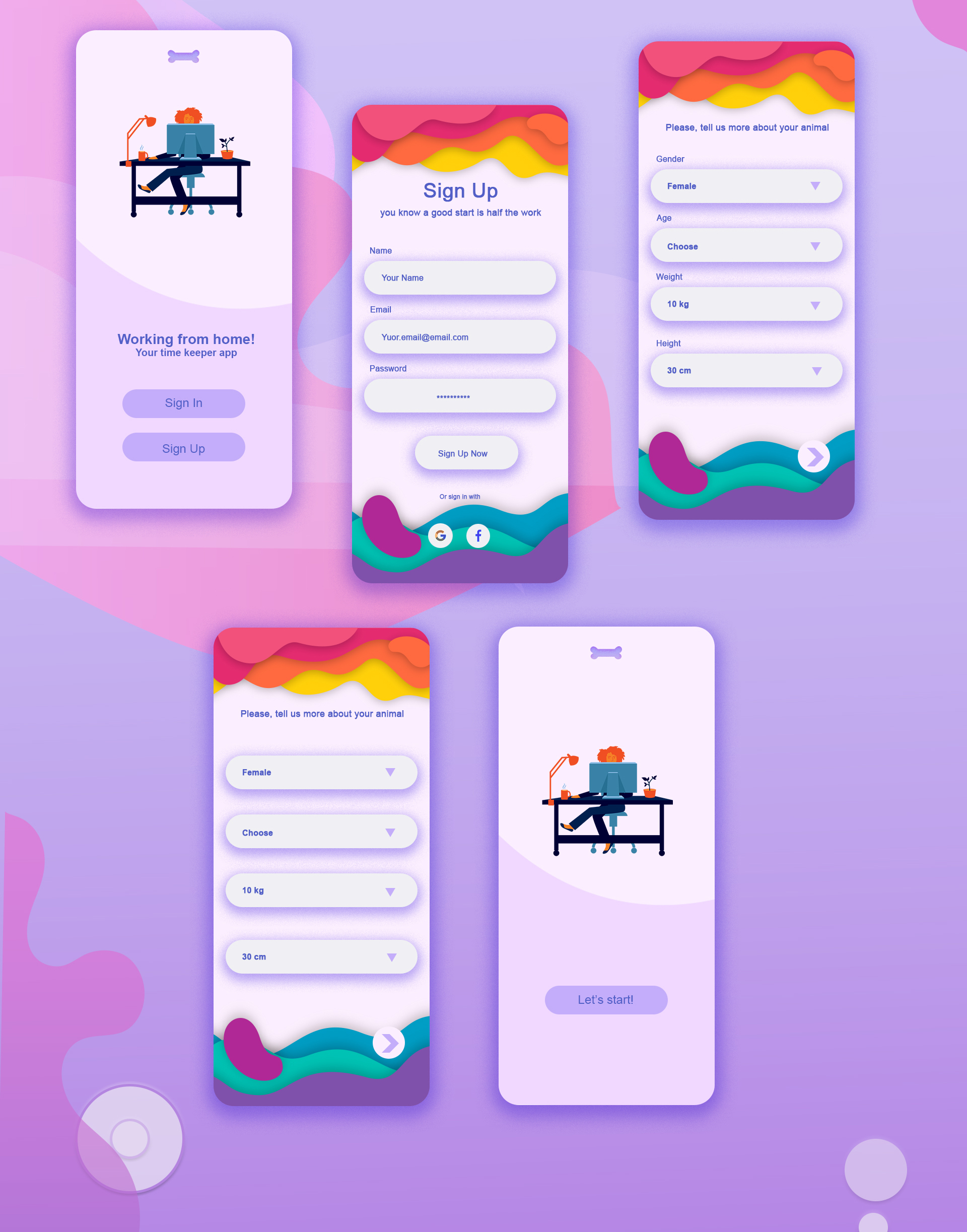 Sport iOS App - UI Design